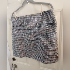 NWT Colorful tweed skirt